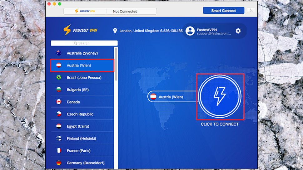 FastestVPN Mac App