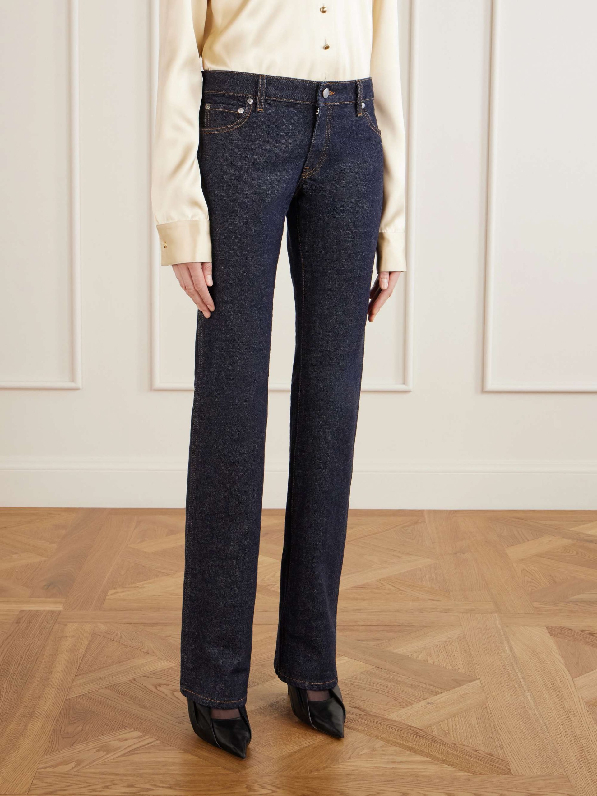 Conforti Mid-Rise Bootcut Jeans