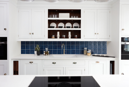 Design Shades : Navy Blue  Kitchen design small, Blue shaker