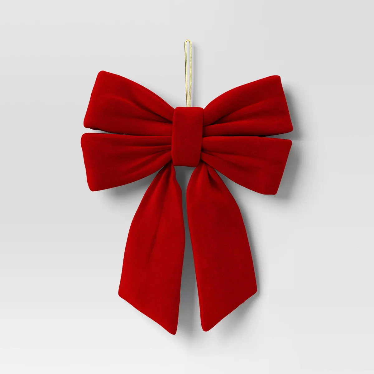 12" Christmas Velvet Bow - Wondershop&amp;trade;