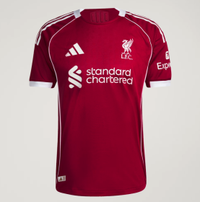 Adidas Liverpool home shirt 2025/26