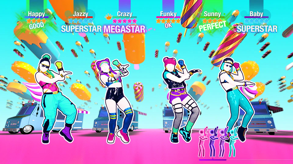 Just Dance 2021's co-op mode