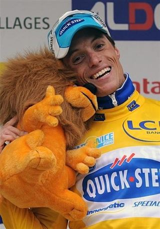 Chavanel is not the least bit happy, is he?