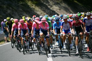 EF Education First ride near the front during stage 10 at the Tour de France