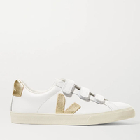 Shop Kate Middleton&#39;s go-to trainer choice, Veja 3-lock logo trainers, was £100.00, now £70.00 (save 30%)