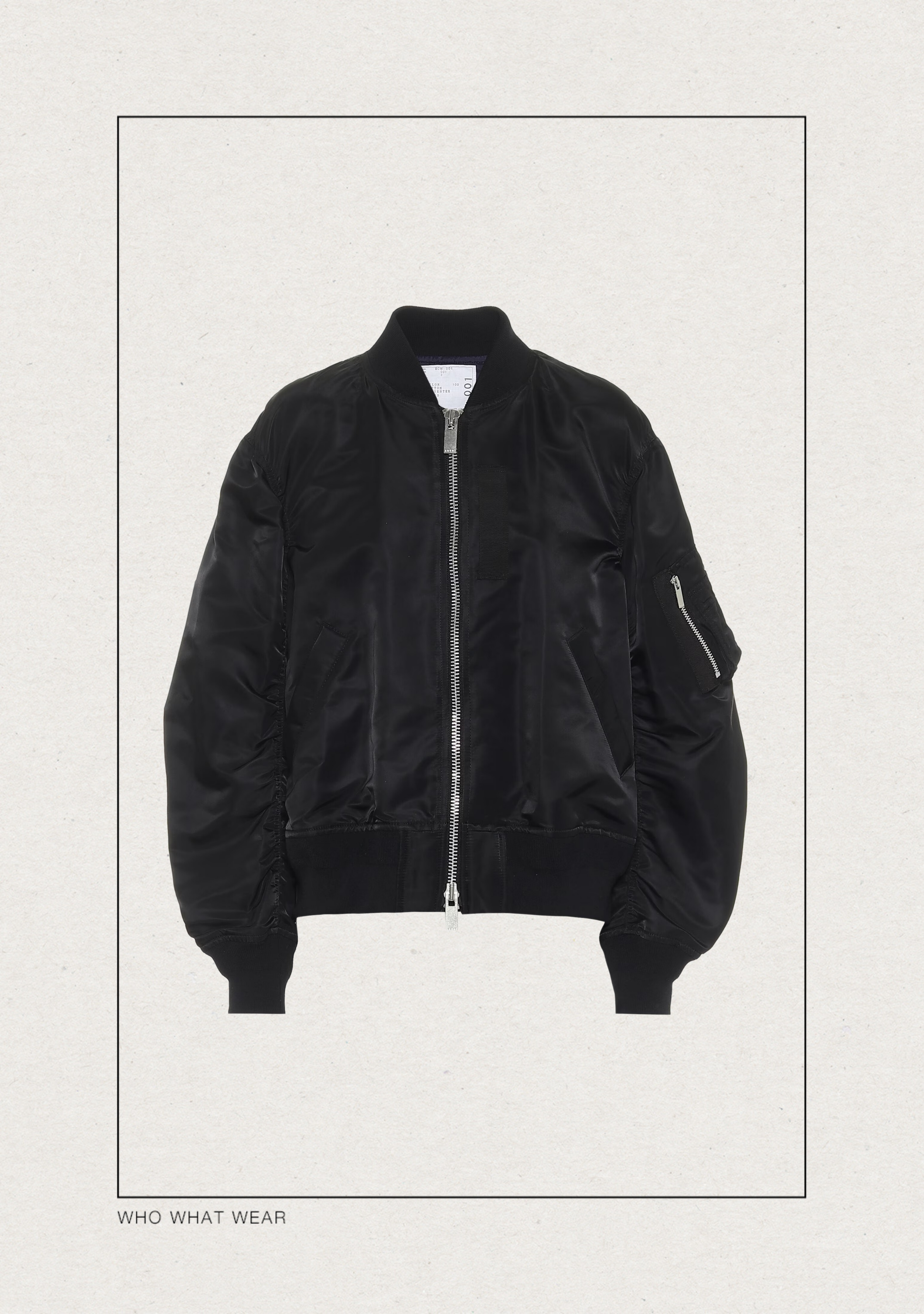 Sacai, Nylon Bomber Jacket