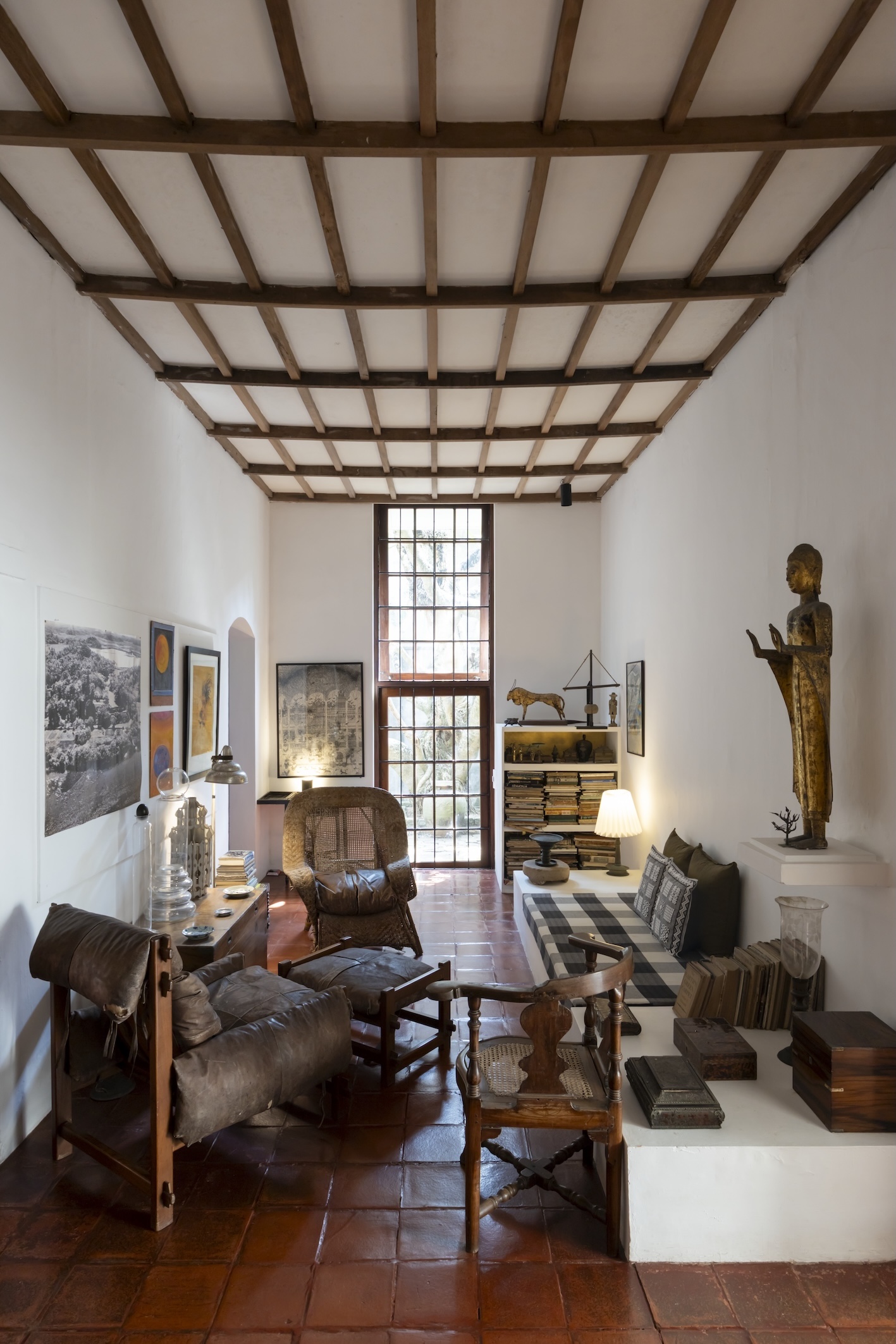 Geoffrey Bawa building, on show at the Vitra Design Museum