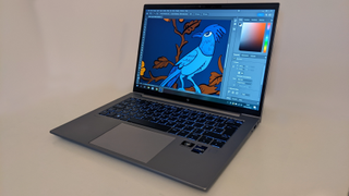 HP ZBook Firefly G9 showing Photoshop