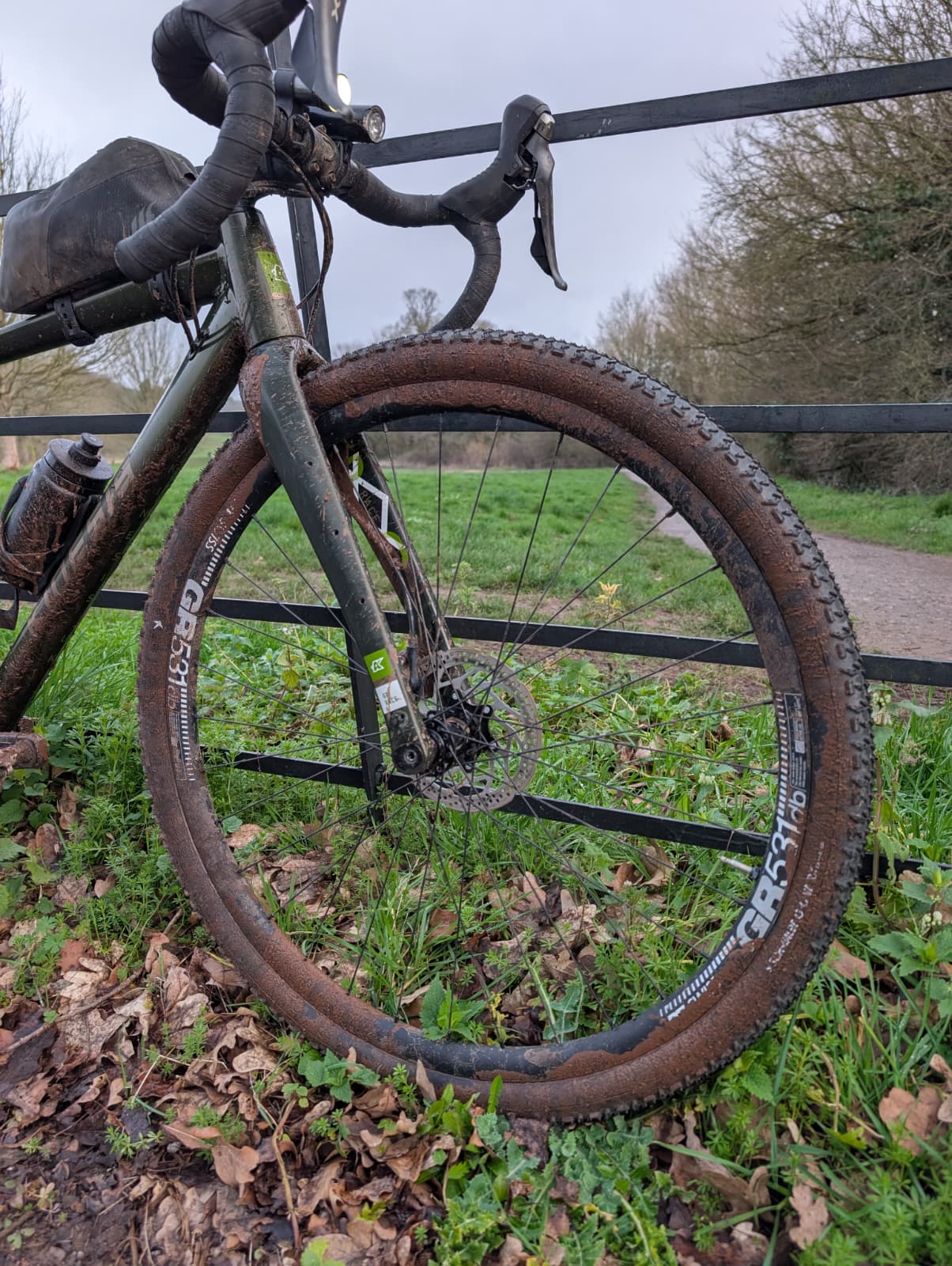 Schwalbe G-One RX tyre on Kinesis GX Race