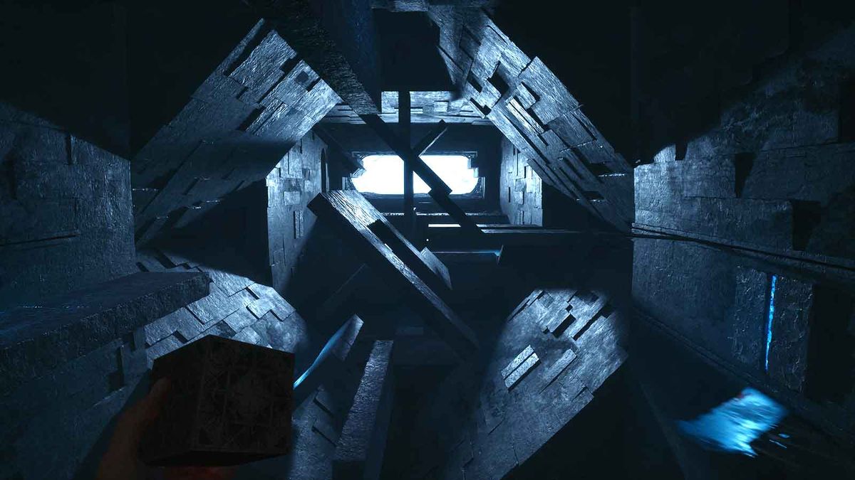 Screens from a horror game