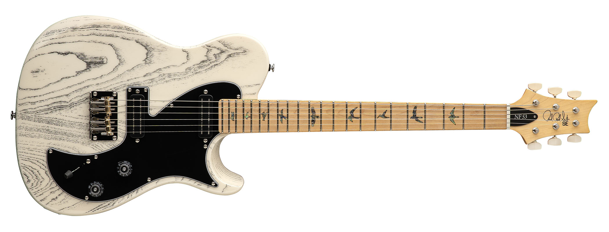 PRS SE NF 53 White Dog Hair