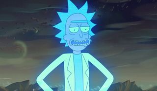 Hologram Rick Rick and Morty Adult Swim