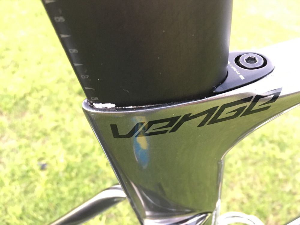 The white marker signals Kittel's saddle height