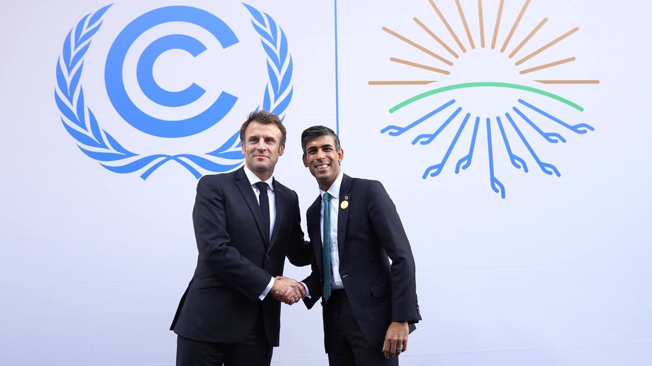 Rishi Sunak at the COP27 conference