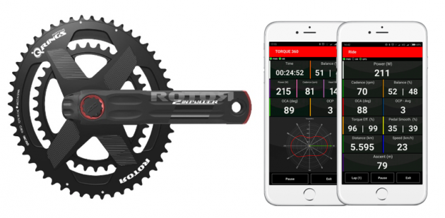 The 2INpower power meter also pairs with an app