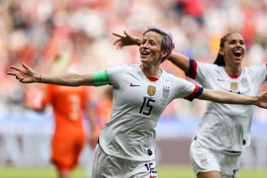 Megan Rapinoe and Alex Morgan