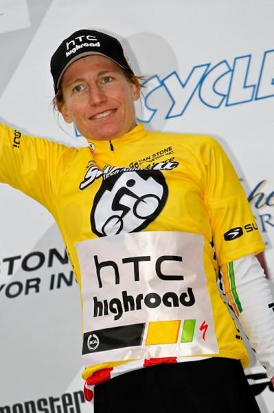 Amber Neben (HTC-Highroad) holds on to yellow and takes the overall win.