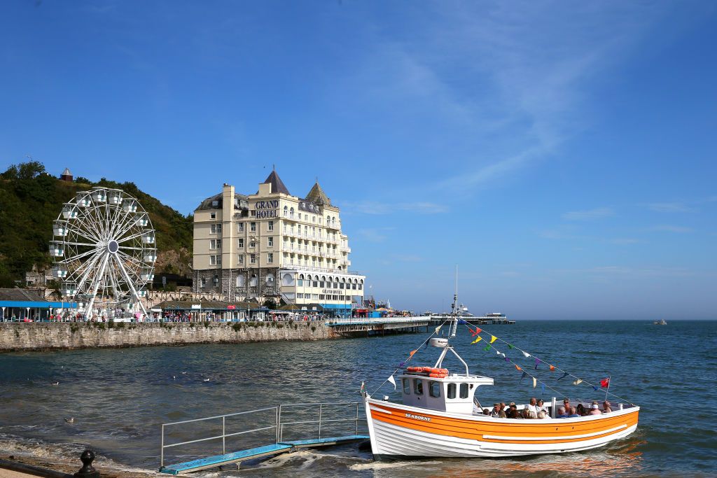 LLANDUDNO SEPTEMBER 08 A general view of Llandudno town seafront prior to the 17th Tour of Britain 2021 Stage 4 a 210km stage from Aberaeron to Great Orme Llandudno 1306m TourofBritain TourofBritain on September 08 2021 in Llandudno United Kingdom Photo by Alex LiveseyGetty Images
