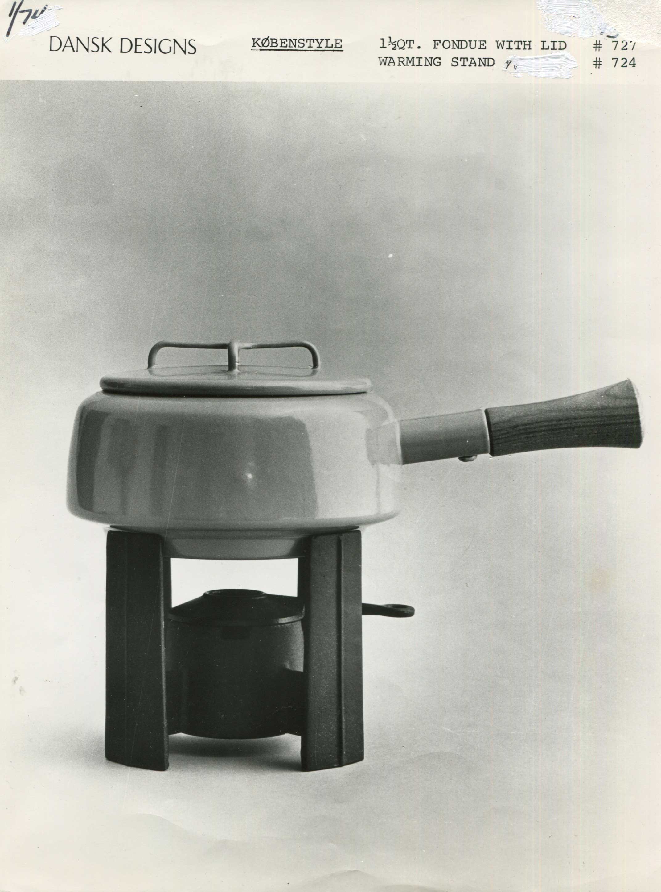 black and white image of dansk archive designs