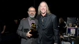 Justin Chancellor and Danny Carey at the Grammys in 2020