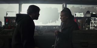Luke and Leia on Crait