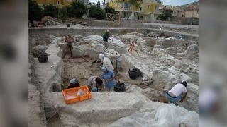 Archaeologists spent 10 years excavating the site, but it was only relatively recently that its destruction was attributed to tsunamis from the Thera eruption.