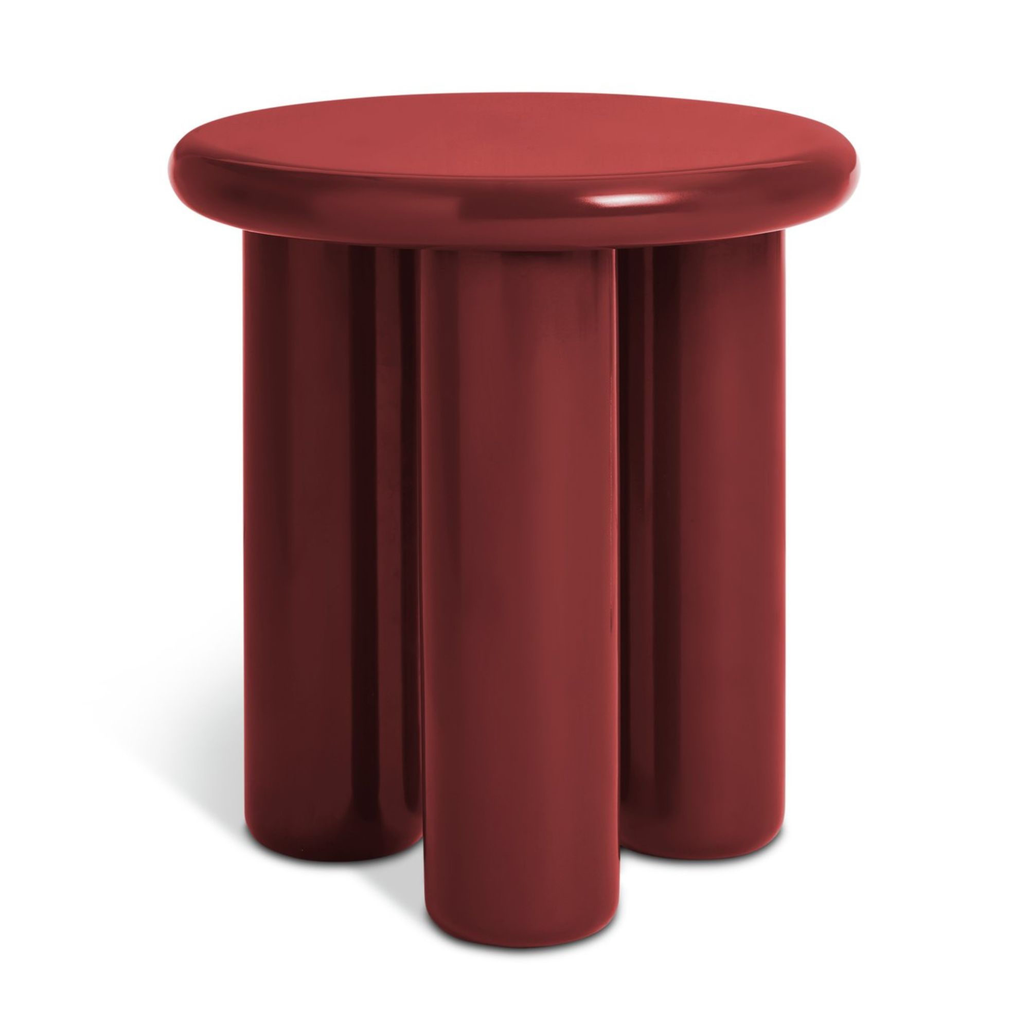 Habitat, Totley Round Side Table in Red