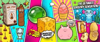 A selection of the best squeezy toys. 
