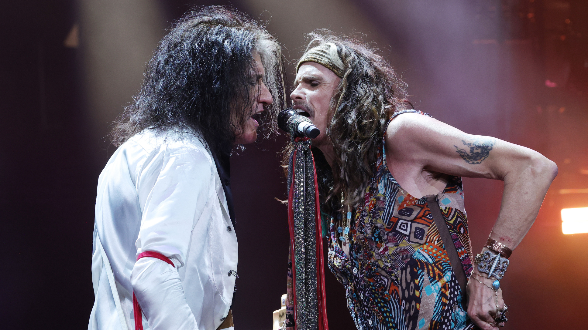 Joe Perry and Steven Tyler of Aerosmith