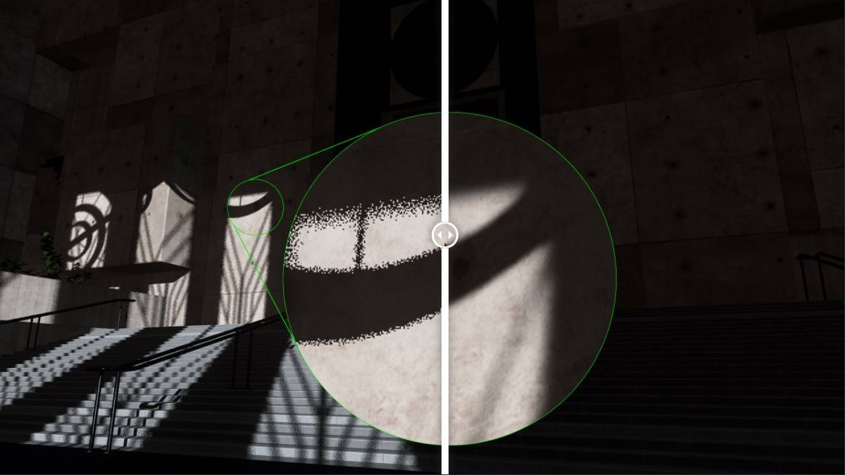 AMD raytraced shadow denoiser