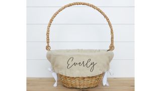 Etsy Personalized Easter Basket Liner, one of w&h's personalized Easter baskets picks