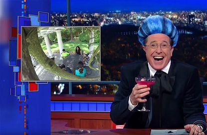Stephen Colbert says goodbye to "tribute" Bobby Jindal
