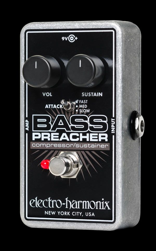 NAMM 2016 ElectroHarmonix Introduces Bass Preacher Compressor Pedal for Bass Guitar World