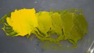 Yellow paint