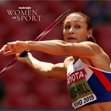 BEIJING, CHINA - AUGUST 23: Jessica Ennis-Hill of Great Britain competes in the Women's Heptathlon Javelin during day two of the 15th IAAF World Athletics Championships Beijing 2015 at Beijing National Stadium on August 23, 2015 in Beijing, China. (Photo by Andy Lyons/Getty Images)