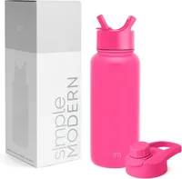 Simple Modern Water Bottle with Straw and Chug Lid Vacuum