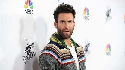 Adam Levine attends NBC's "The Voice" season 7 red carpet event at HYDE Sunset: Kitchen + Cocktails on December 8, 2014 in West Hollywood, California