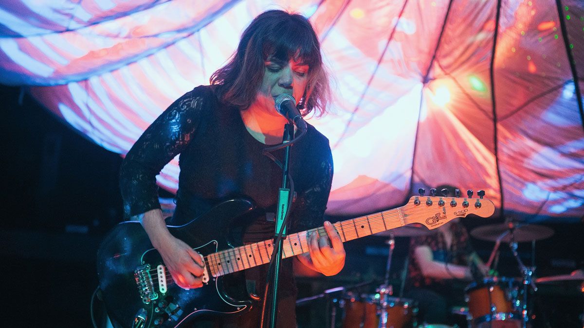 Marissa Paternoster of Screaming Females performs at Saturn Birmingham on October 23, 2018 in Birmingham, Alabama.