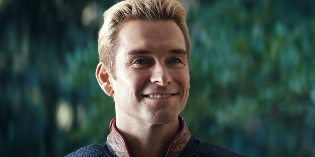 the boys homelander smiling season 2