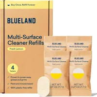 BLUELAND Multi-surface Cleaner, 4-Pack Refill, 4 x 24 Fl oz