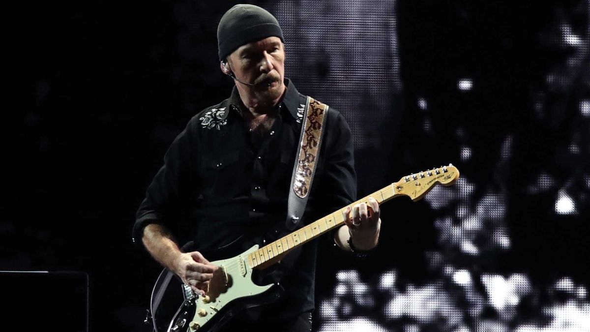 The Edge of U2 performs at the Gocheok Sky Dome on December 08, 2019 in Seoul, South Korea