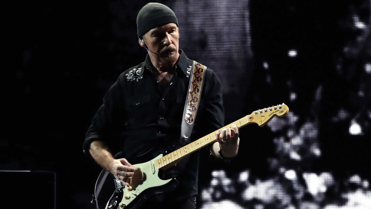 The Edge of U2 performs at the Gocheok Sky Dome on December 08, 2019 in Seoul, South Korea