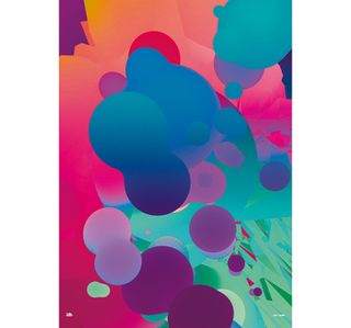 Multicoloured art print