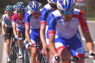 Thibaut Pinot (Groupama-FDJ) overall leader at Tour of the Alps during stage 4