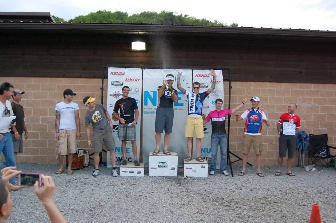 Men's Open podium from after the Mohican 100