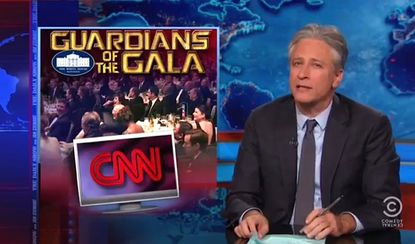 Jon Stewart is not impressed with CNN's coverage of the White House reporters' gala