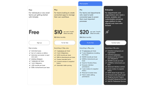 Airtable pricing January 2023