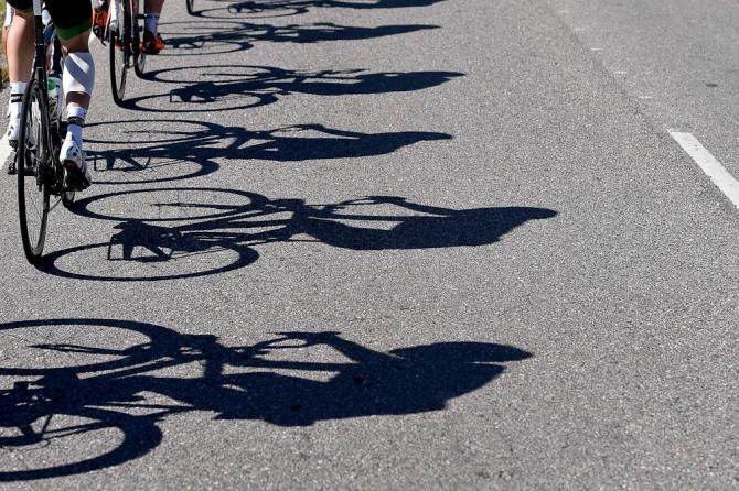Shadows rolling through the San Luis mountains.