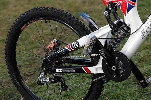 The rear end with full SRAM throughout