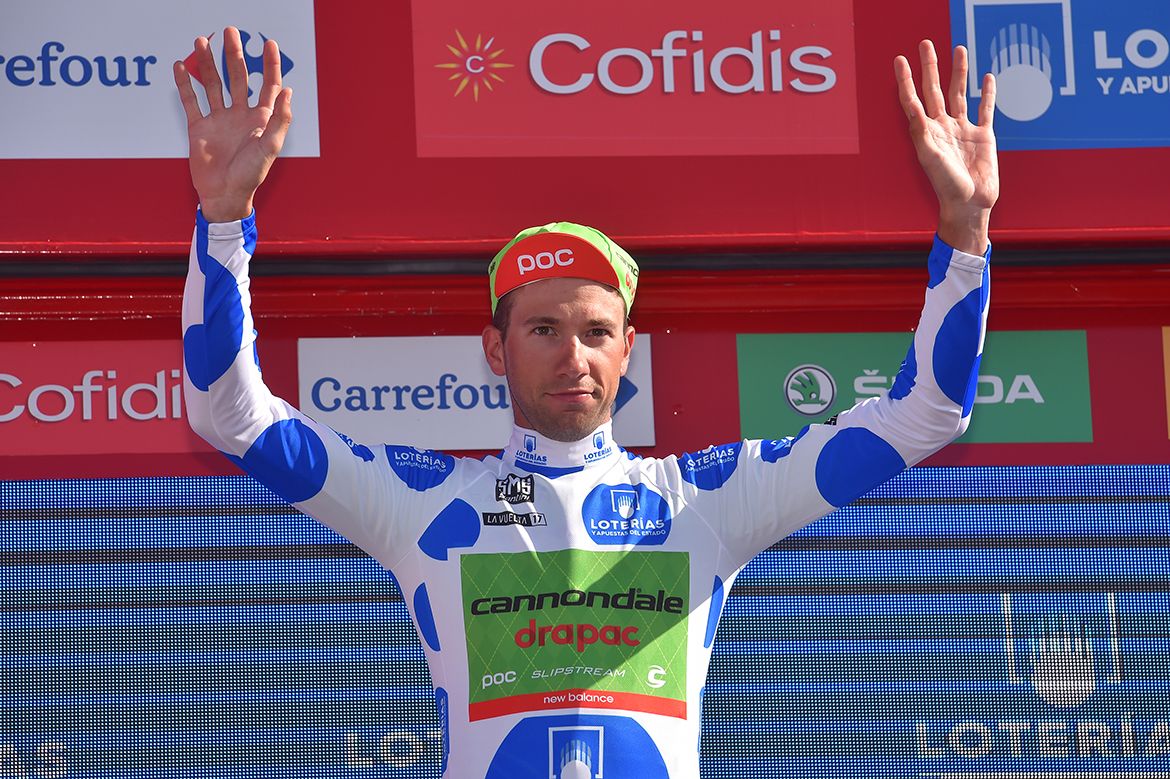 Mountains leader Davide Villella (Cannondale-Drapac)